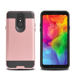 LG Q7 / Q7+ Plus / Alpha / Q7α Armor Hybrid Case (Rose Gold)